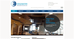 Desktop Screenshot of edgewaterconst.com